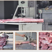 肉制品厂配送冻肉冻骨锯骨机 屠宰场分割机 大型锯骨切骨机