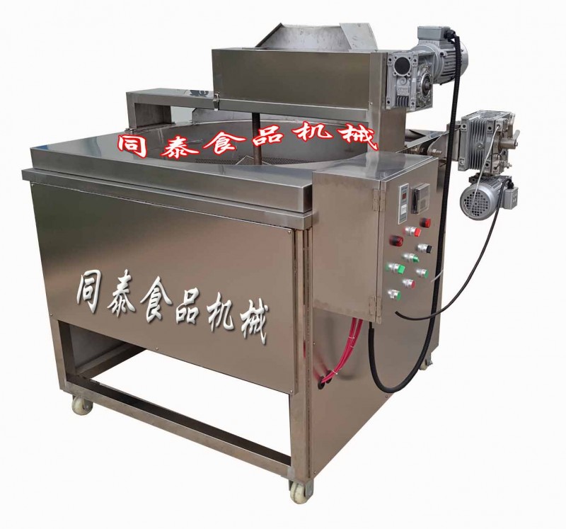 自动搅拌出料油炸锅