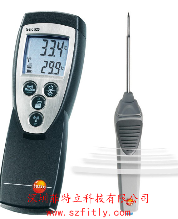 testo 925 - 单通道温度仪，测量量程大