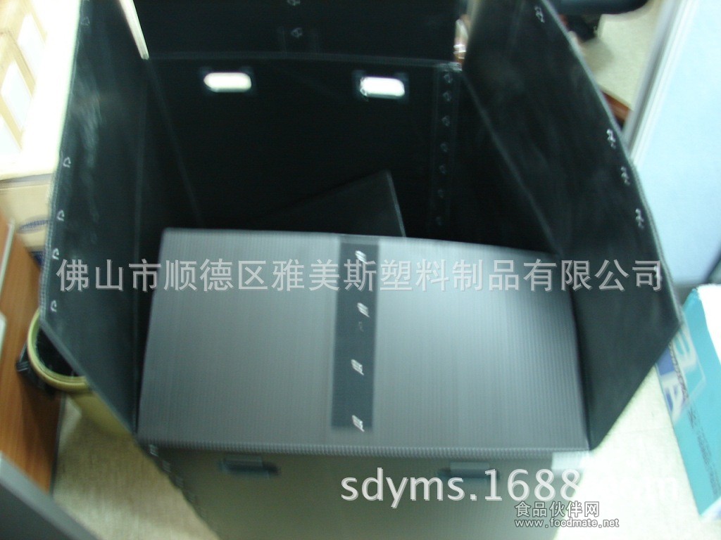 PP中空板周转箱，钙塑箱图片