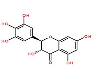 二氢杨梅素分子结构式