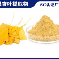 银杏叶提取物银杏叶黄酮 SC厂家生产银杏叶粉