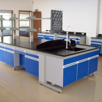 钢木实验台中央台  实验室工作台 防水耐磨 抗腐蚀 非标定制