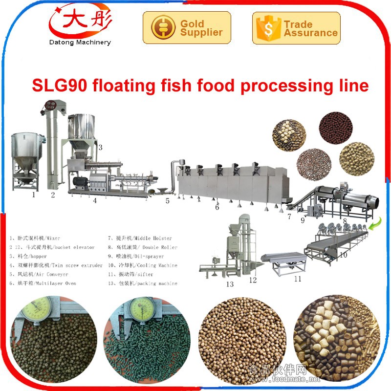 floating fish food extruder