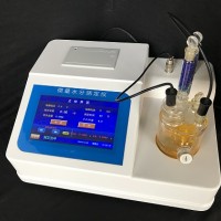 全自动滴定库仑法溶剂茅台微量水分仪  汽油水份仪