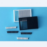 晶安生物96孔黑色可拆卸酶标板 96孔白色可拆卸酶标板带框