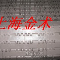 蓝色5936塑料网带开孔式平格型塑料网带