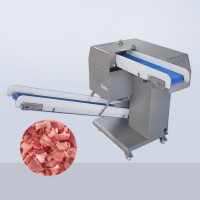 输送式切肉丝肉片机 连续式切肉机厂家 大型切肉丝机 九盈机械