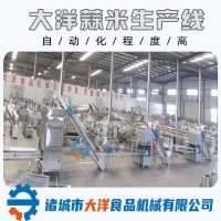 大蒜加工成套设备 智能型大蒜加工流水线 脱皮率高无损伤