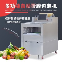 多功能自动覆膜包装机 生鲜果蔬锁鲜设备 称重打印一体机