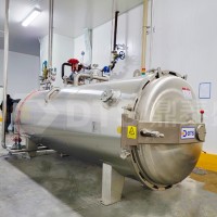 盒装柠檬鸡爪杀菌锅 泡椒凤爪杀菌釜 反压式真空食品灭菌锅