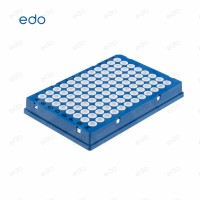 0.1mL96孔PCR板 全群边 白色 蓝色框 pcr反应板
