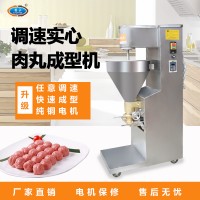 变频调速肉丸成型机 商用做肉丸鱼丸的机器 实心丸子加工设备