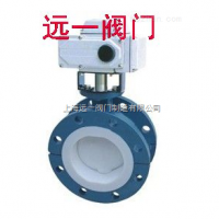 电动法兰式衬氟蝶阀D941F46-10C/16C