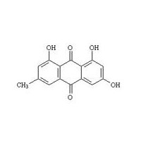 大黄素；朱砂莲甲素 518-82-1