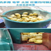 净菜加工中心洗土豆毛芋机器 果蔬批发市场土豆脱皮机 洗土豆机