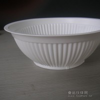 一次性环保彩印PP500ml扣肉塑料碗