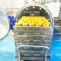 喷淋式食品杀菌设备 自立袋豆奶高温杀菌锅 食品灭菌锅厂家
