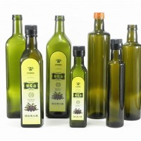 橄榄油瓶方形褐色避光一斤500ml玻璃瓶