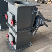 双层重锤放料阀电动双层翻板阀