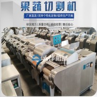 仙人掌切片切块机 不锈钢胡萝卜黄瓜切波浪片设备