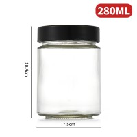 铁盖芝麻酱瓶220克280克350克高口厚盖花生酱瓶